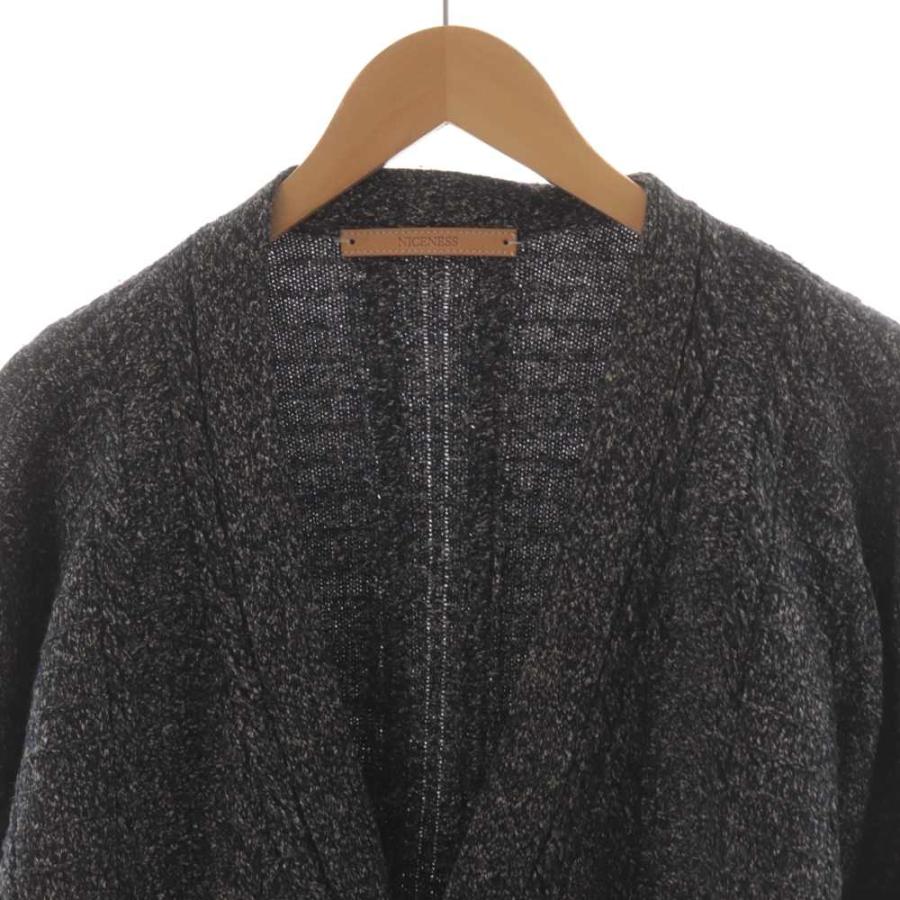 NICENESS カーディガンCONNIE ナイスネス NICENESS CONNIEニットカーディガン ウール シルク混 M