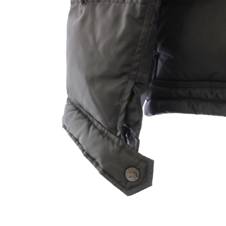 BURBERRY LONDON ダウンコート ブラック フォックスファー M BURBERRY BLACK LABEL（バーバリーブラックレーベル） ダウン