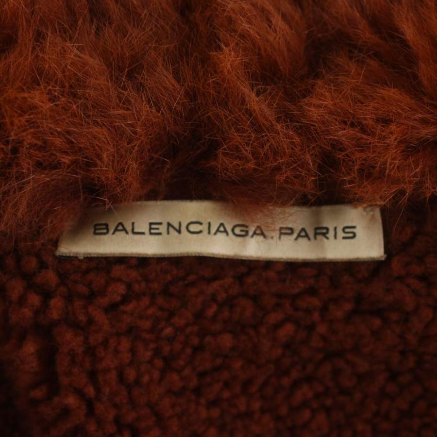 BALENCIAGA（バレンシアガ） ムートンコート ロング丈 アウター 36 茶 