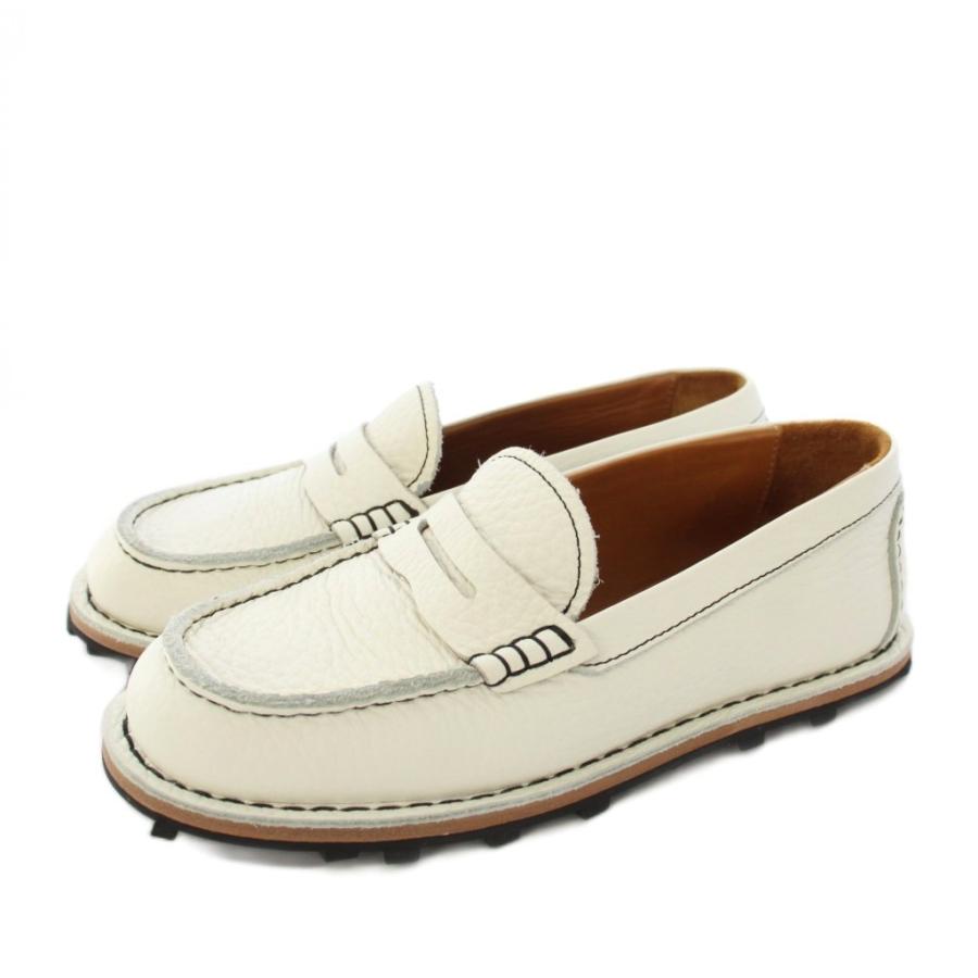 MARNI（マルニ） カーフレザー モカシン ローファー フラットシューズ 