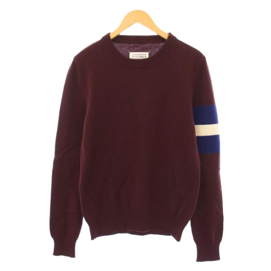 メゾンマルジェラ 14 Maison Margiela 19AW Arm Stripe Crew Knit