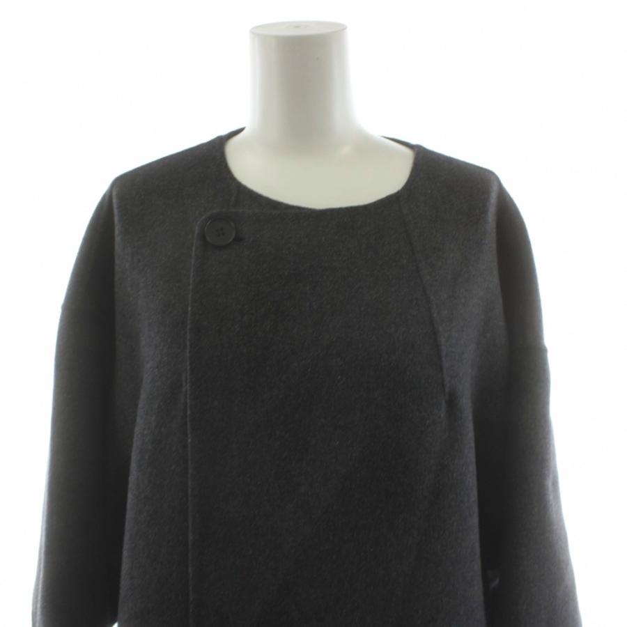 トゥデイフル TODAYFUL Stole Wool Coat ノーカラーコート ロング丈 