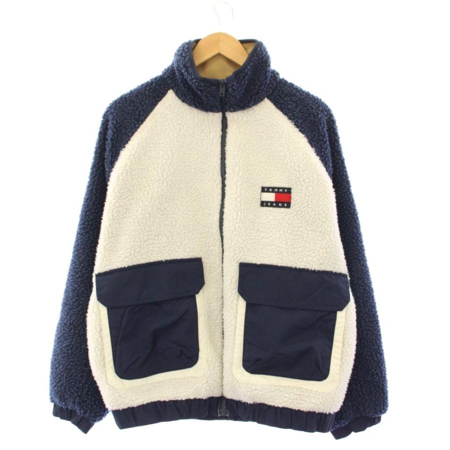 トミー TOMMY JEANS ボアジャケット スタンドカラー アウター ジップ 