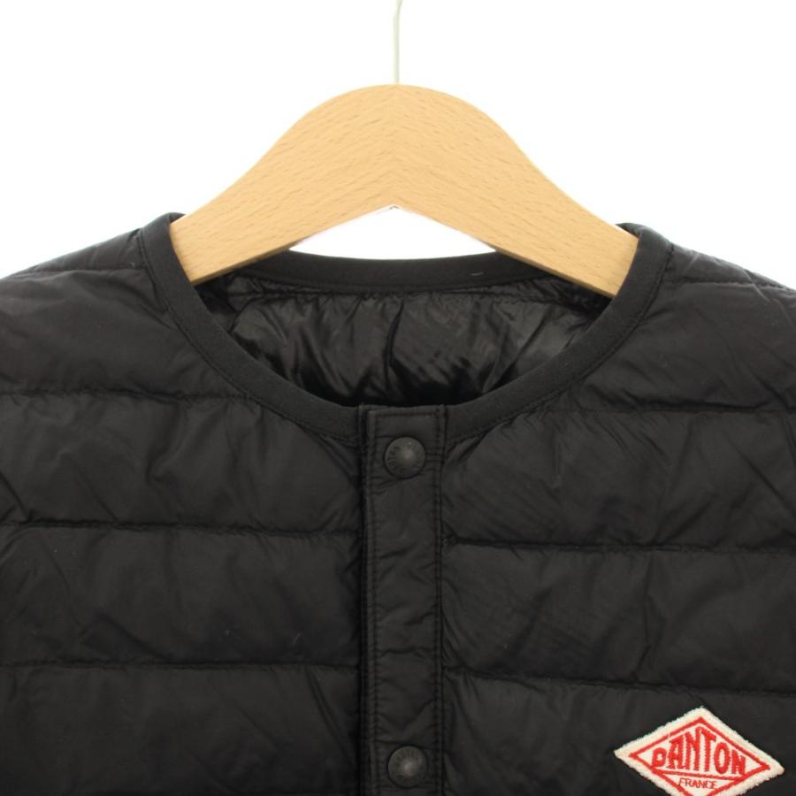 キッズ　DANTON ブラック ダウン DANTON KID'S ダントン キッズ KIDS' INNER DOWN CREWNECK JACKET