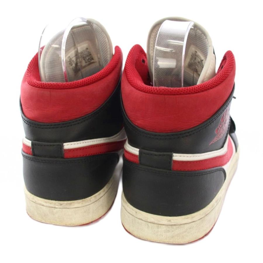 NIKE（ナイキ） NIKE Air Jordan 1 Mid White/Gym Red Black