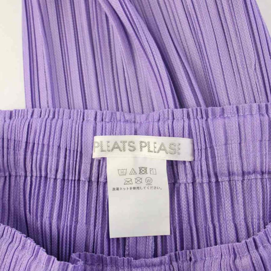 プリーツプリーズ PLEATS PLEASE イッセイミヤケ THICKER BOTTOMS イージーパンツ プリーツ 5 ラベンダー PP31JF392 /KH レディース_2