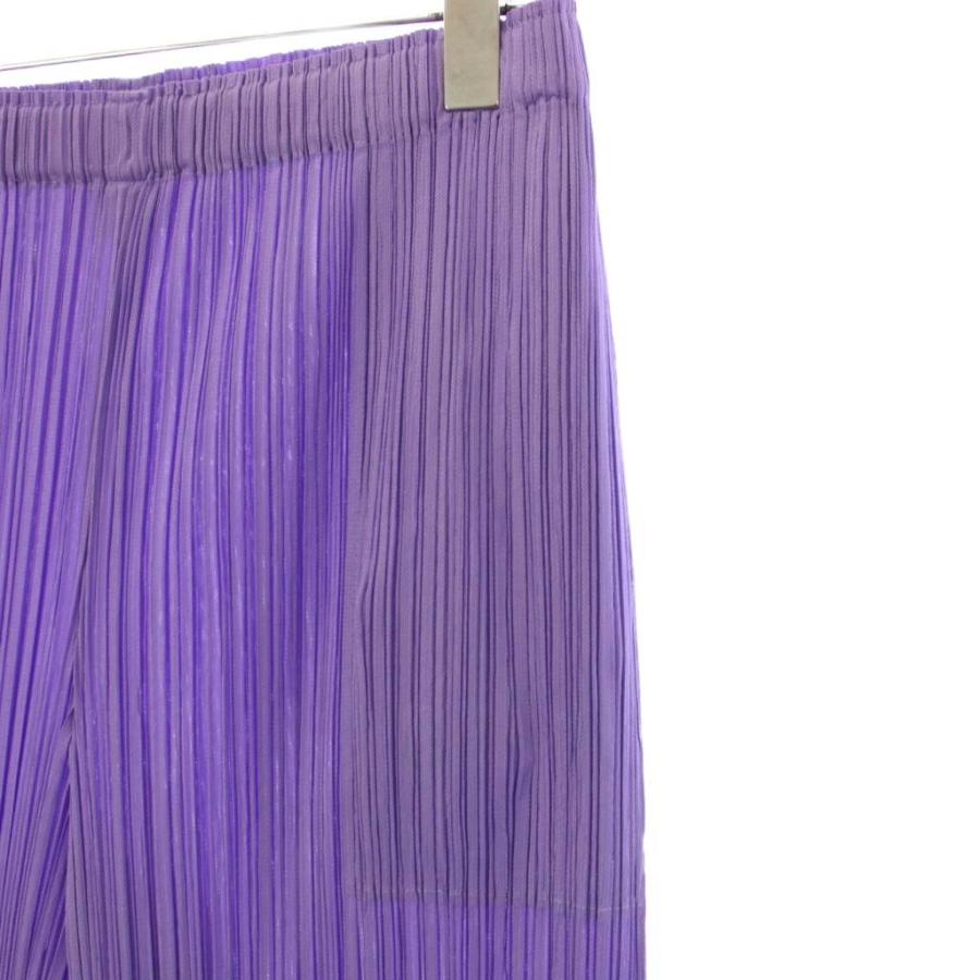 プリーツプリーズ PLEATS PLEASE イッセイミヤケ THICKER BOTTOMS イージーパンツ プリーツ 5 ラベンダー PP31JF392 /KH レディース_3
