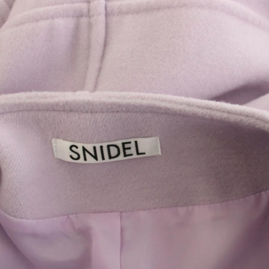 SNIDEL（スナイデル） ノーカラーコート ロング アウター F ラベンダー 
