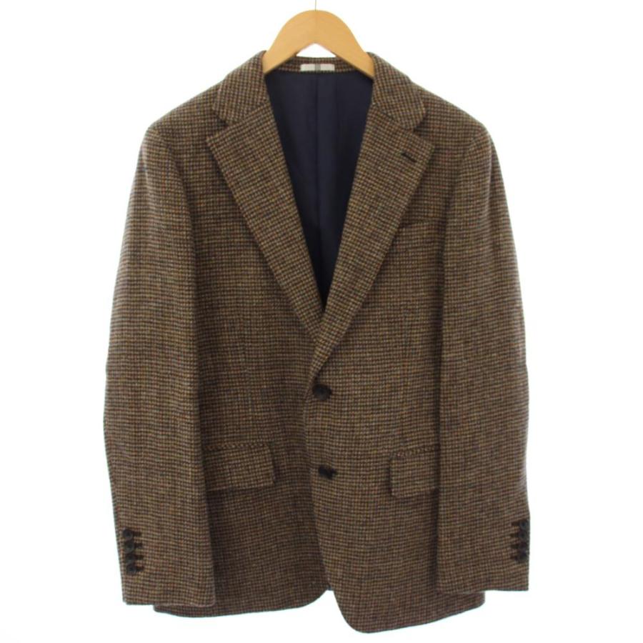 スーツセレクト SUIT SELECT Harris Tweed生地 ウール2釦ジャケット 