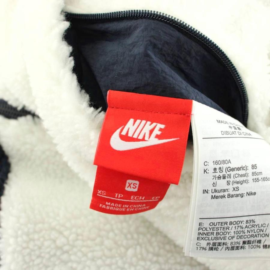 ナイキ リバーシブル ボアジャケット ブルゾン XS BQ6546-114 NIKE（ナイキ） 未使用品 BIG SWOOSH REVERSIBLE BOA JACKET
