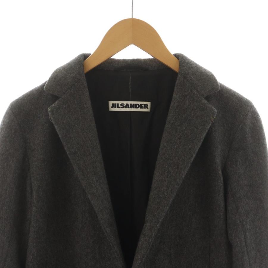 JIL SANDER ウールネイビーコート 即決 JIL SANDER NAVY ジルサンダー