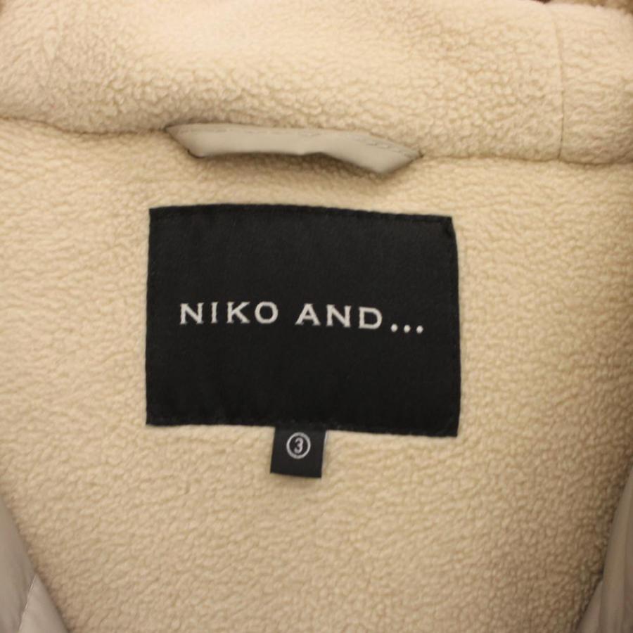 niko and…（ニコアンド） Niko and.. 中綿ジャケット M ベージュ 