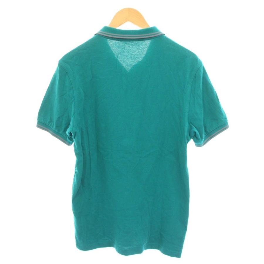 FRED PERRY（フレッドペリー） ポロシャツ 半袖 M 青緑 ブルーグリーン