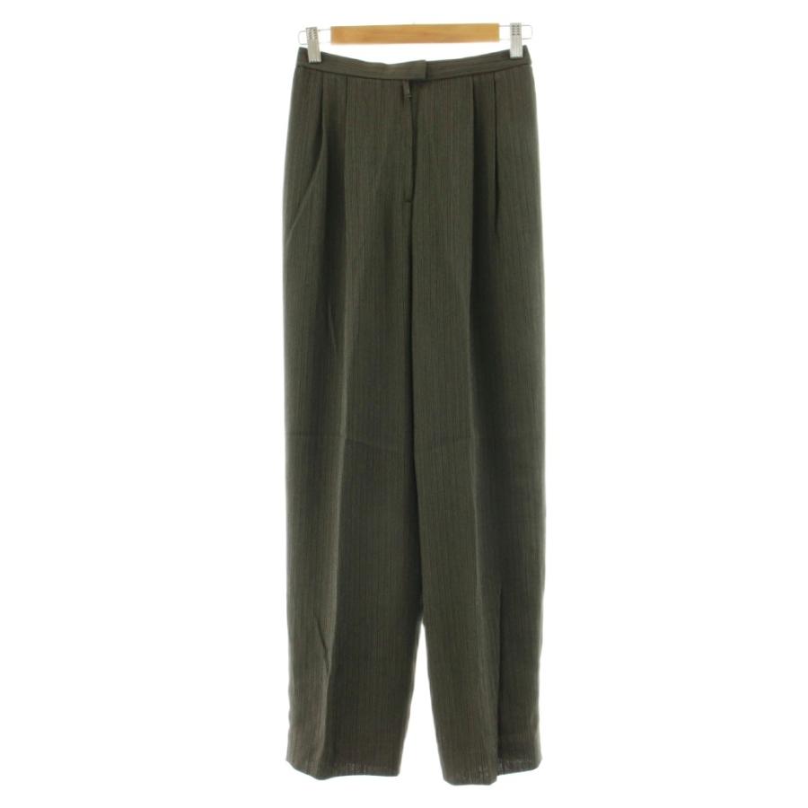 レリアン Leilian セットアップ シャツ ブラウス 半袖 パンツ ジップ 