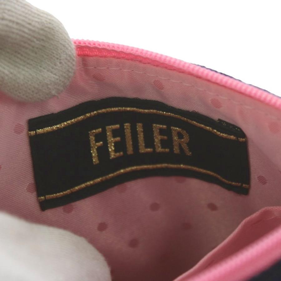 未使用品 フェイラー FEILER 神崎恵コラボ ポーチ アニマル柄 黒
