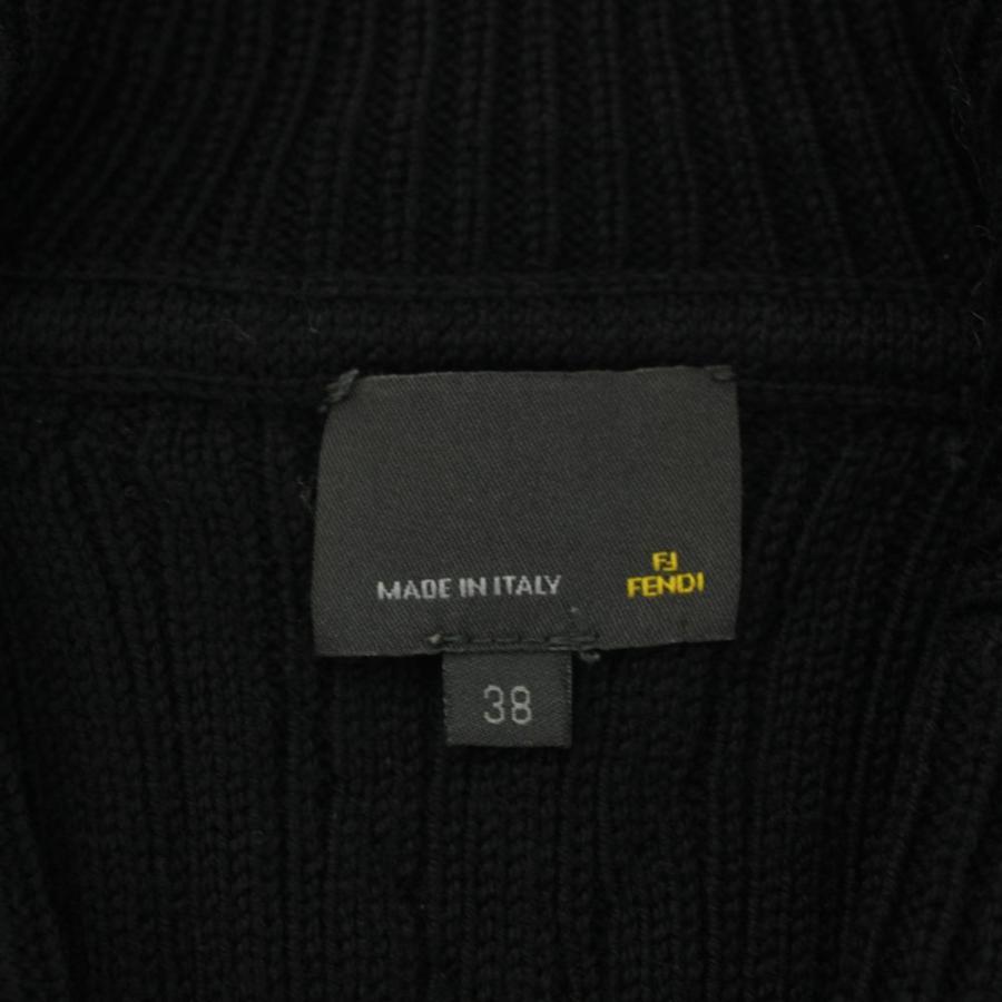 FENDI（フェンディ） ニット セーター 長袖 ウール 38 黒 ブラック 