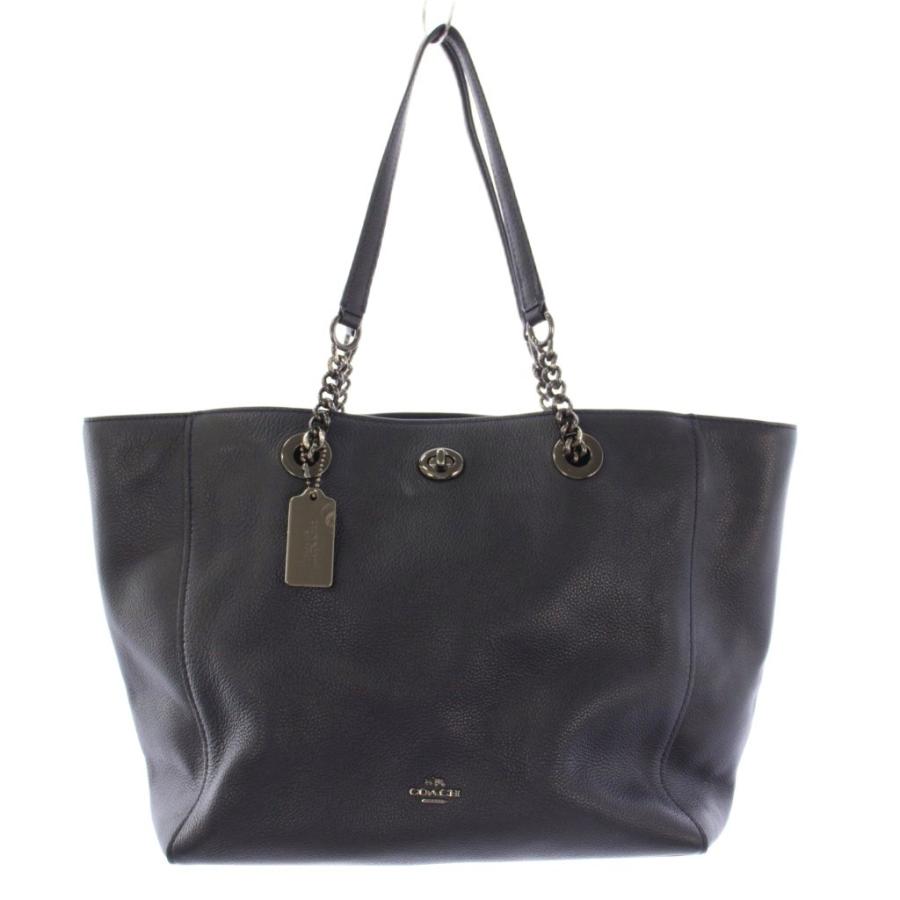 COACH（コーチ） トートバッグ ショルダーバッグ レザー チェーン