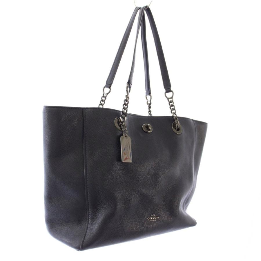 COACH（コーチ） トートバッグ ショルダーバッグ レザー チェーン