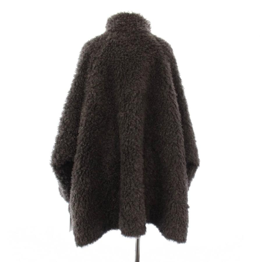 未使用品 ル フィル LE PHIL 25AW ダブルニードルファーコート スタンドカラー ロング 1 グレー 534-5252005 /KH レディース_2
