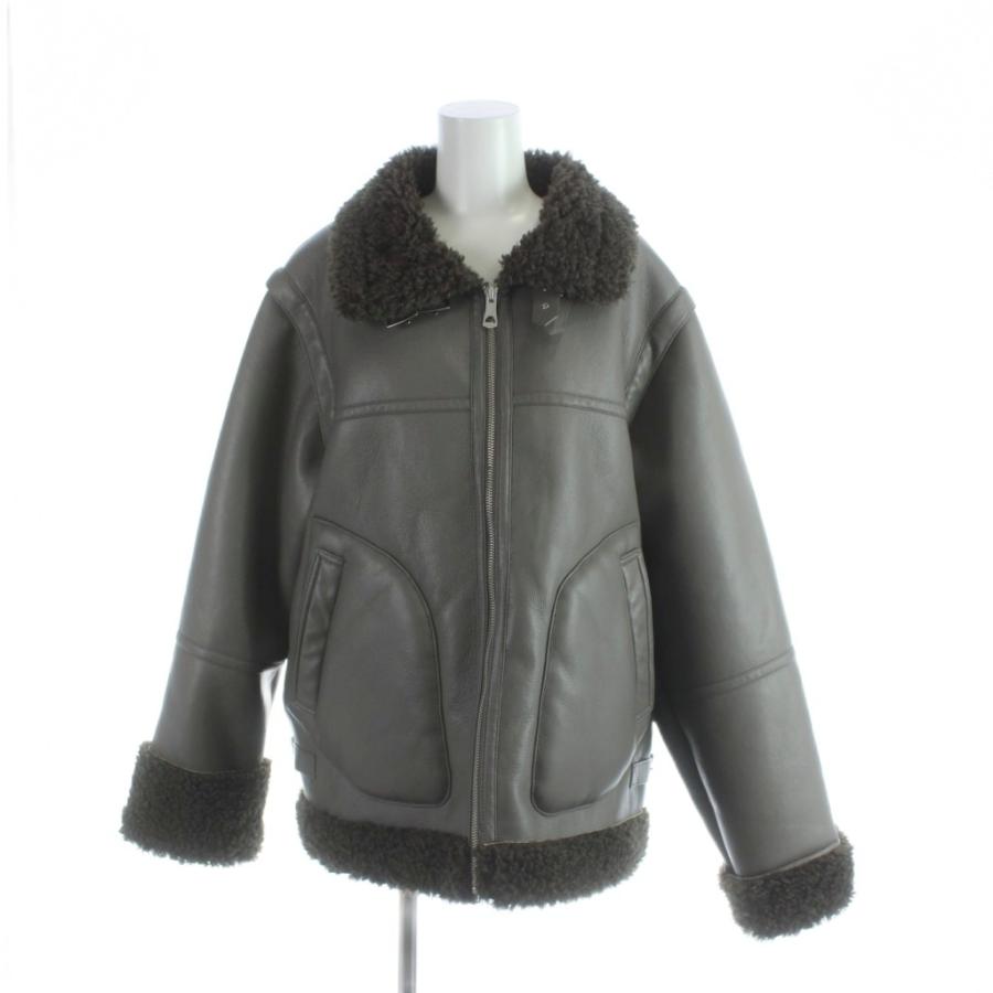 SLY（スライ） SLY 23AW 2WAY STAND N/C B-3 フェイクレザージャケット 