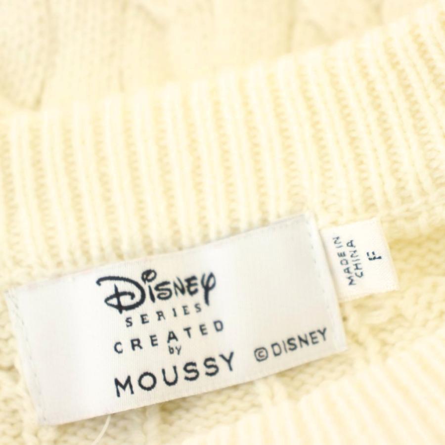 マウジー MOUSSY Disney ミニー ニット ディズニー F 白 Disney SERIES CREATED by MUS | MD HEART プルオーバー/ ミニー