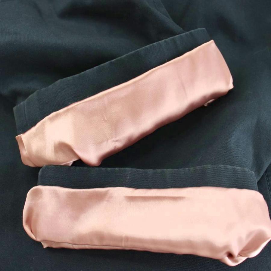 フランシュリッペ franche lippee BLACK ステンカラーコート ミドル丈 