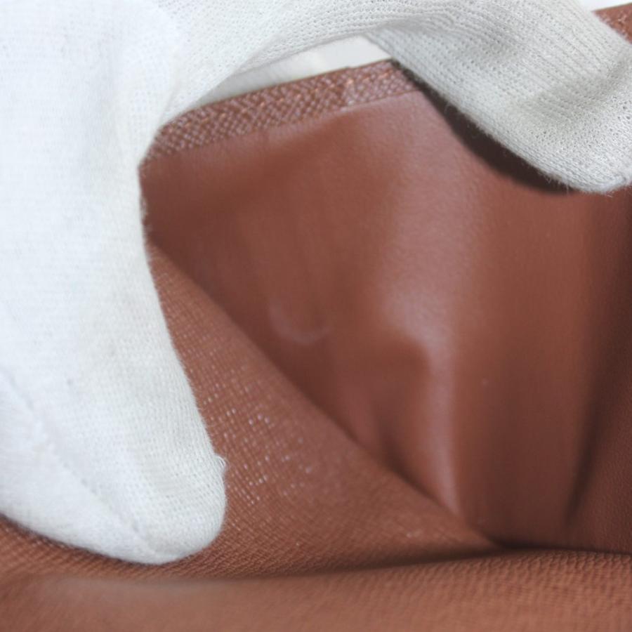 LOUIS VUITTON ルイ・ヴィトン モノグラムパスポートケース 茶 【公式