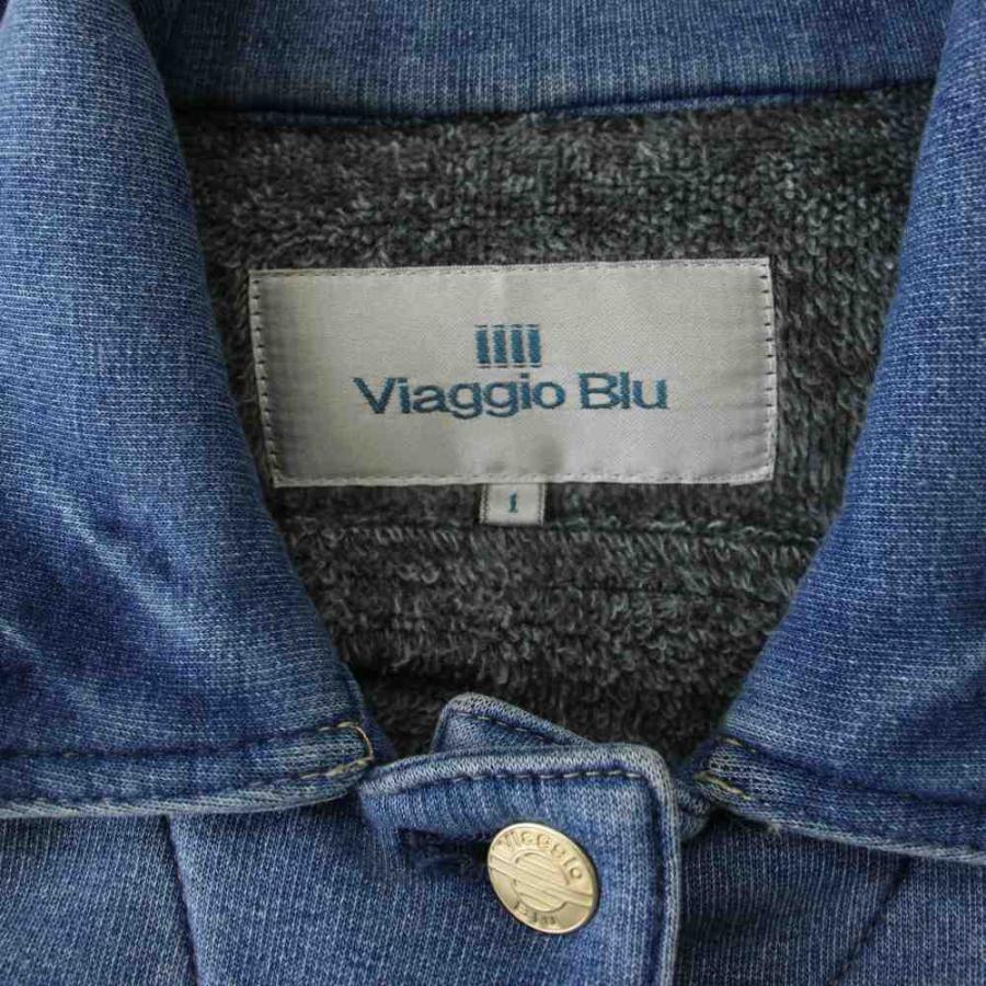 ビアッジョブルー Viaggio Blu デニム ジャケット 上着 1 ブルー 長袖 