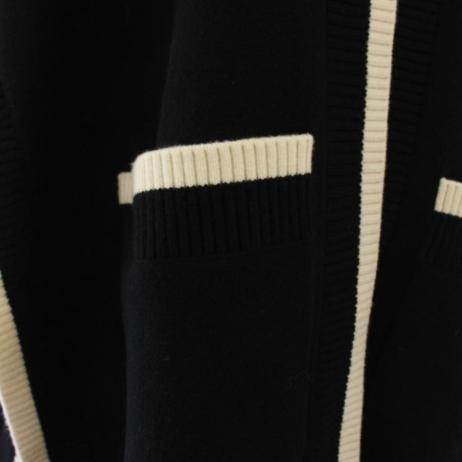 BURBERRY（バーバリー） タグ付き ロゴフーディケープ ニット ポンチョ