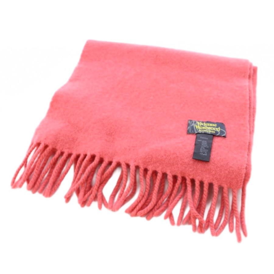 【未使用品】ヴィヴィアンウエストウッド オーブ 刺繍 マフラー ピンク ヴィヴィアンウエストウッド VIVIENNE WESTWOOD マフラー 25-W00Q7