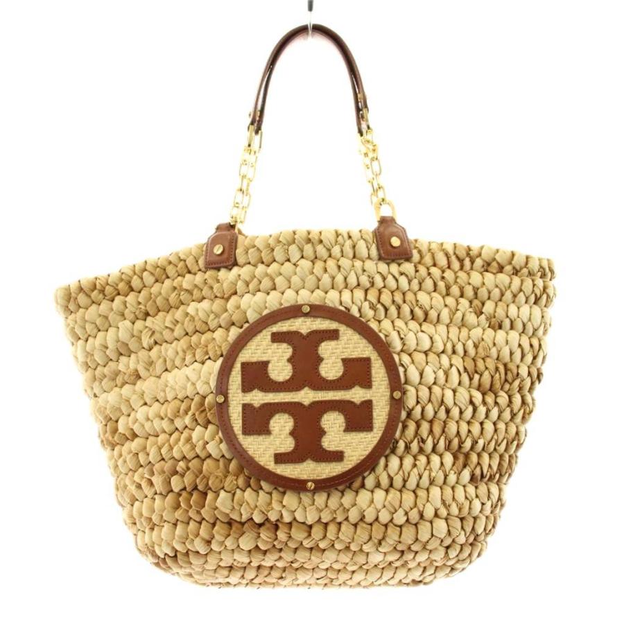美品⭐️トリーバーチ　ELLA CHAIN TOTE かごバッグ　大容量　本革 TORY BURCH（トリーバーチ） TORY BURCH ELLA CHAIN TOTE トートバッグ