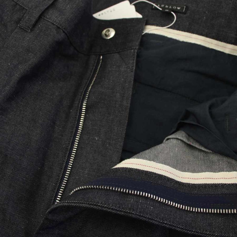 未使用品 ラドロー LUDLOW 25SS High rise Tapered leg denim ハイライズ テーパードデニムパンツ ジーンズ 0 紺 LD25S-PT005 /KH_4