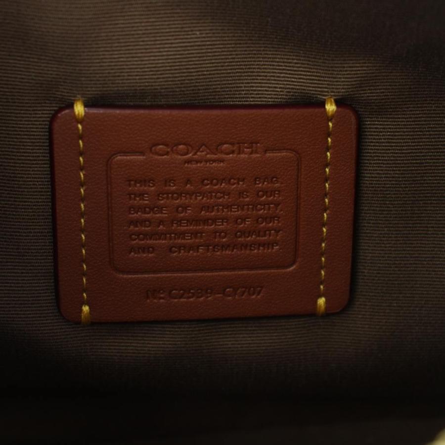 美品コーチ　ボディバッグ　ワンショルダー　ブラウン　ネイビー　レザー COACH（コーチ） ワンショルダーバッグ ボディバッグ メンズ