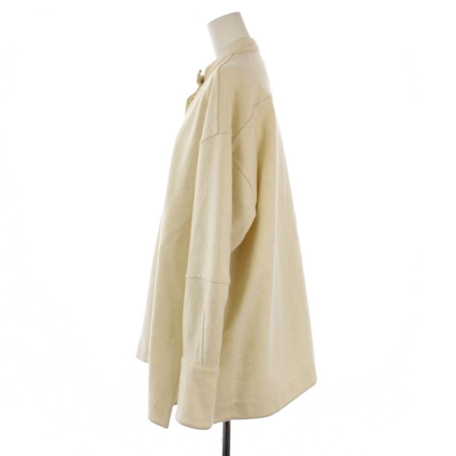 ジルサンダー JIL SANDER バンドカラー ウール ネックカフス シャツ 