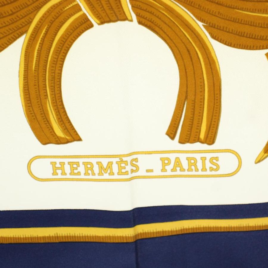 HERMES（エルメス） 王者の虎 カレ90 スカーフ 総柄 シルク 絹