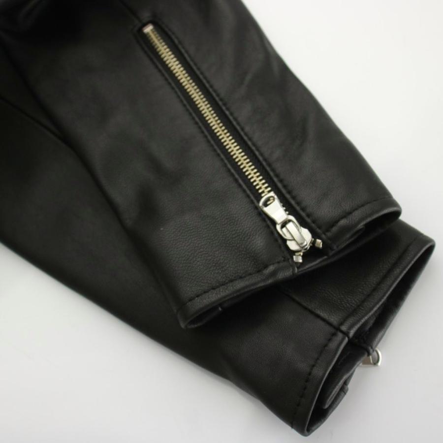 イエナ IENA 17SS ライダースジャケット 上着 38 黒 ブラック 無地