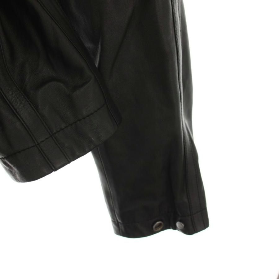 ジョセフオム JOSEPH HOMME レザージャケット フード付き 羊革 