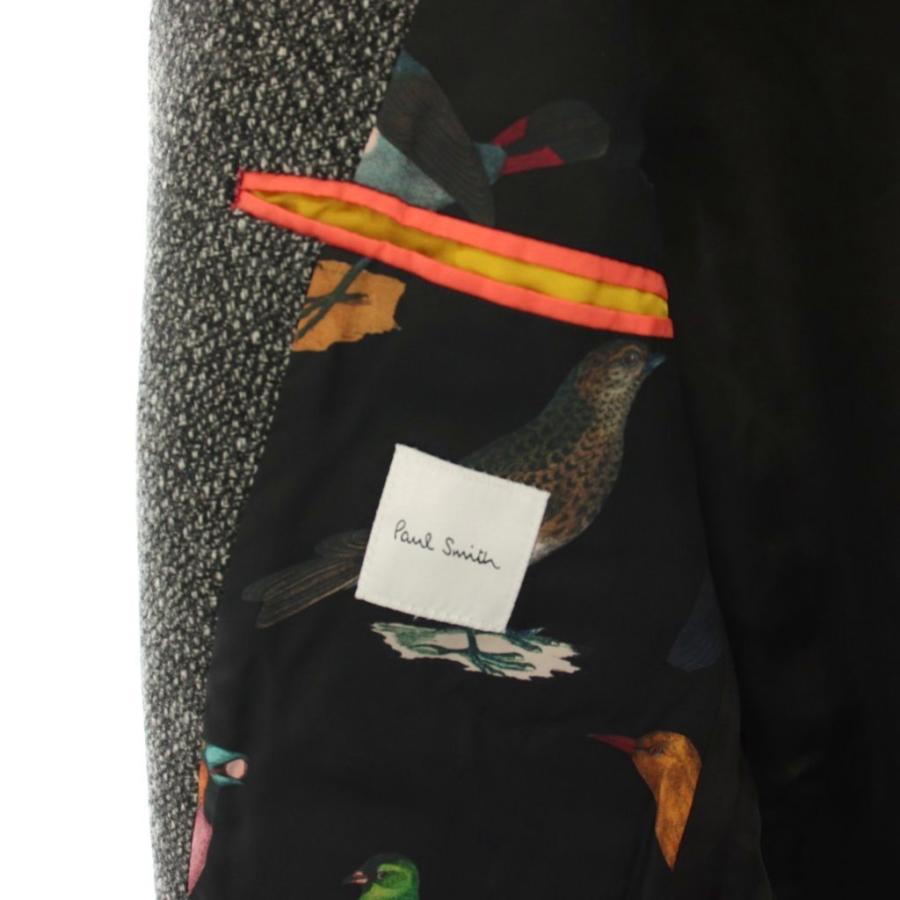 ポールスミス PAUL SMITH チェスターコート ロング ウール アウター L グレー 黒 273115 690R /YM メンズ_4