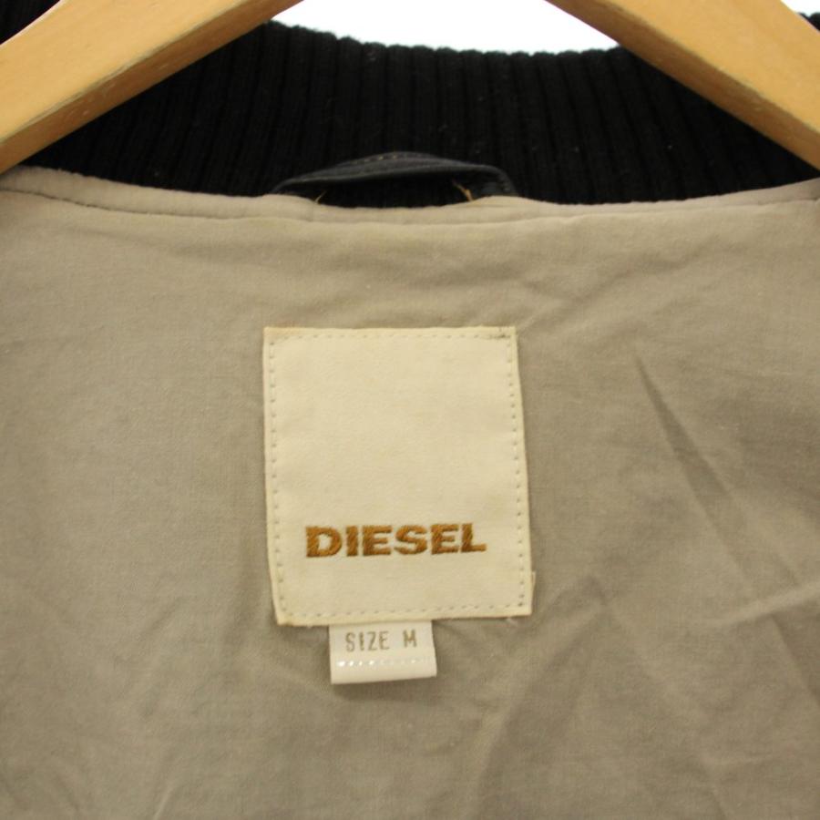DIESEL（ディーゼル） ジャンパー ブルゾン スタジャン ラムレザー