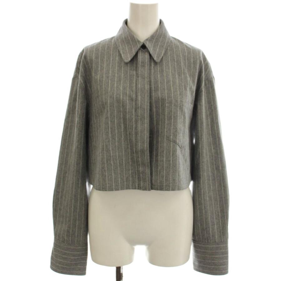 デプレ DES PRES トゥモローランド 25AW クロップドシャツ カシミヤ混 