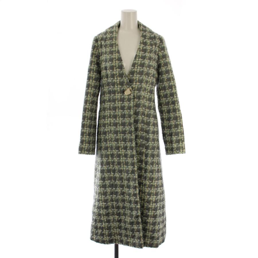 リリーブラウン Lily Brown 24AW チェスターコート ロング ツイード 