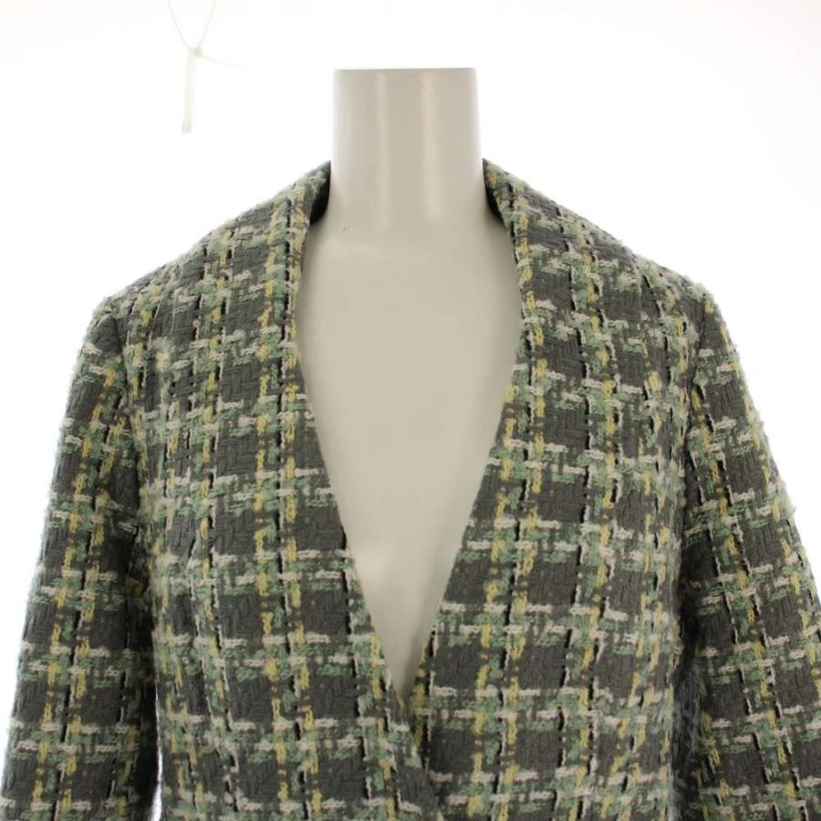 リリーブラウン Lily Brown 24AW チェスターコート ロング ツイード 