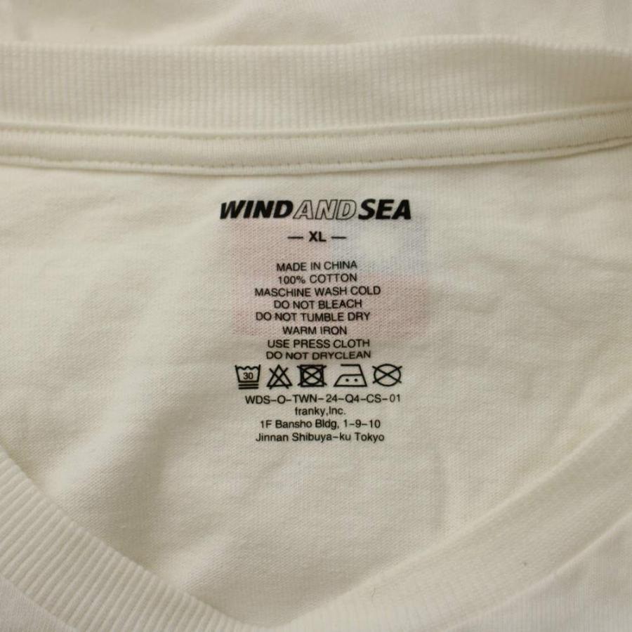 ウィンダンシー WIND AND SEA Tシャツ XL 白 ホワイト クルーネック