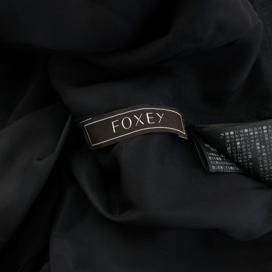 FOXEY（フォクシー） パフスリーブ シアサッカー ワンピース 五分袖