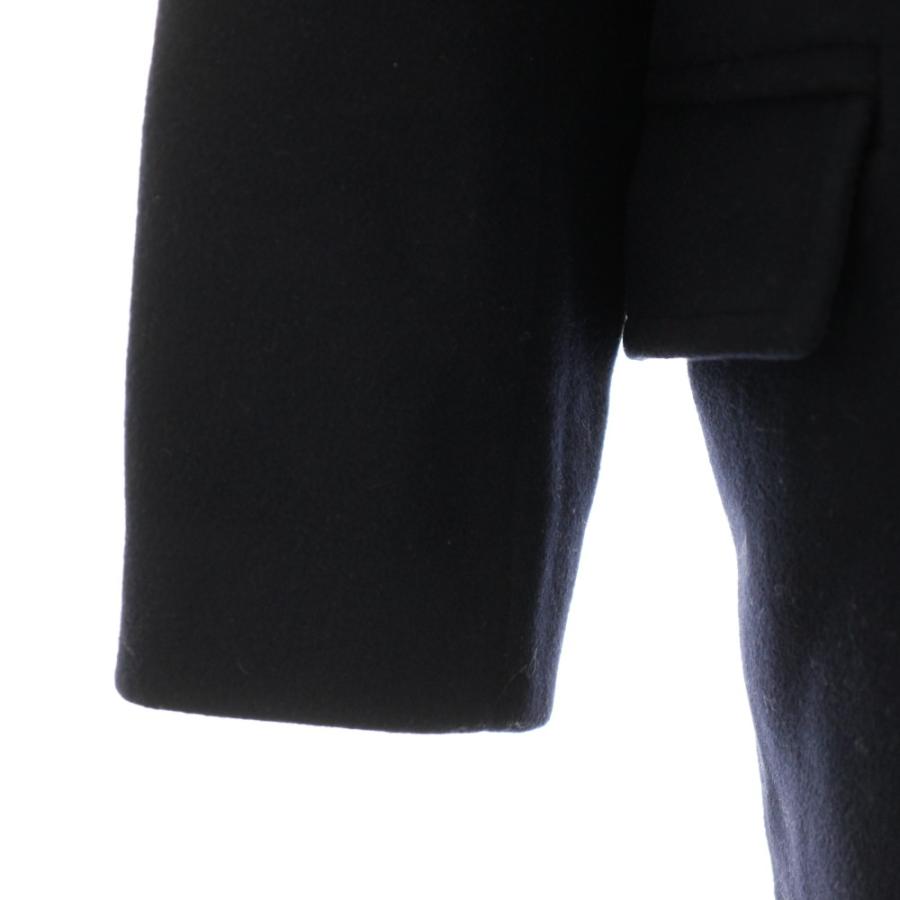 スピック&スパン Spick&Span ハミルトンラムズウール 19AW テーラードカラーショートコート Pコート 36 紺 19020200501030 レディース_5