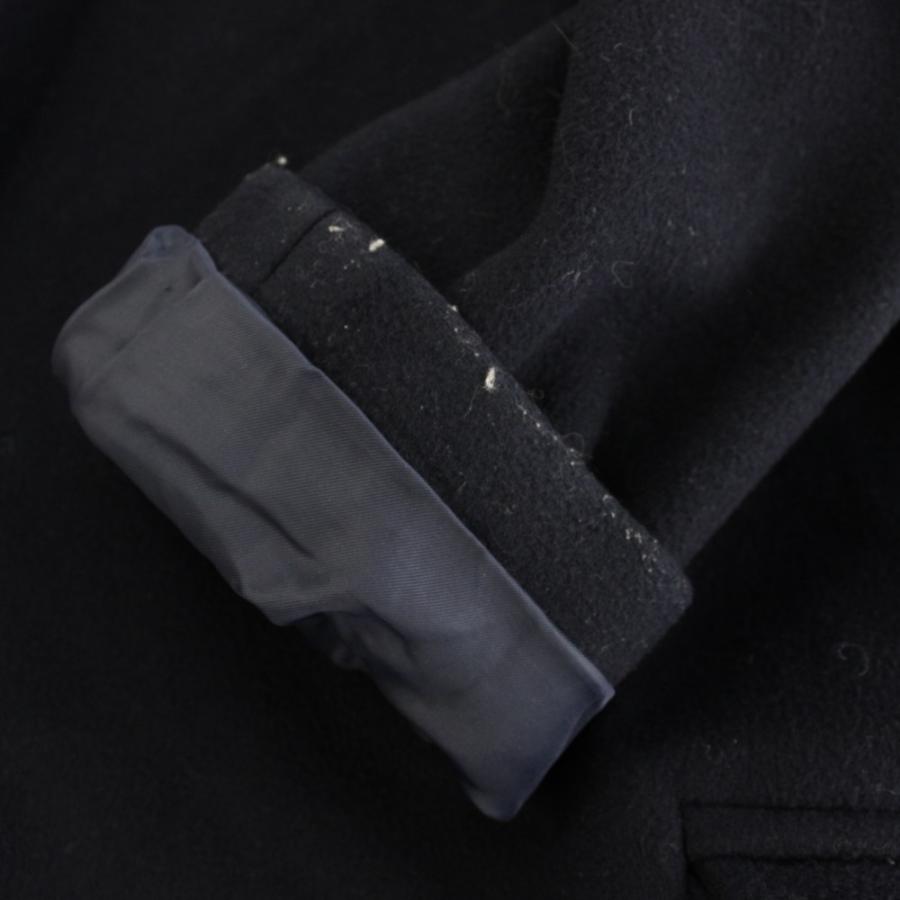スピック&スパン Spick&Span ハミルトンラムズウール 19AW テーラードカラーショートコート Pコート 36 紺 19020200501030 レディース_7