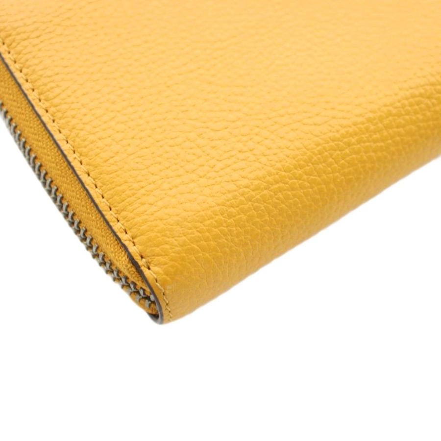コーチ COACH 58059 長財布 ラウンドファスナー レザー マスタード色 COACH（コーチ） COACH 58059 長財布 ラウンドファスナー レザー