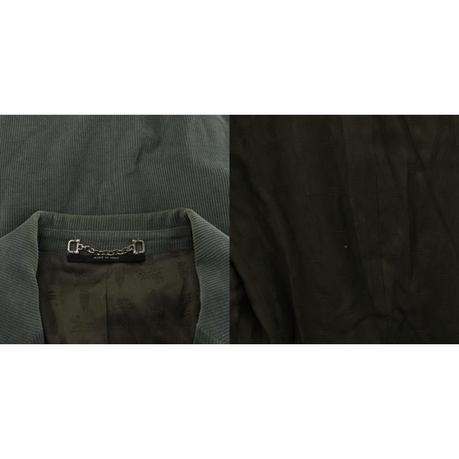 GUCCI（グッチ） テーラードジャケット シングル コーデュロイ 40 水色