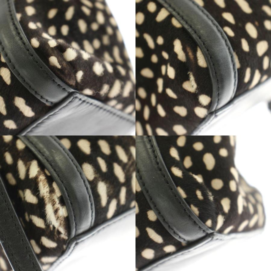 トリーバーチ ショルダーバッグ ハンドバッグ ハラコ アニマル柄 黒 ベージュ TORY BURCH（トリーバーチ） ショルダーバッグ ハンドバッグ ハラコ