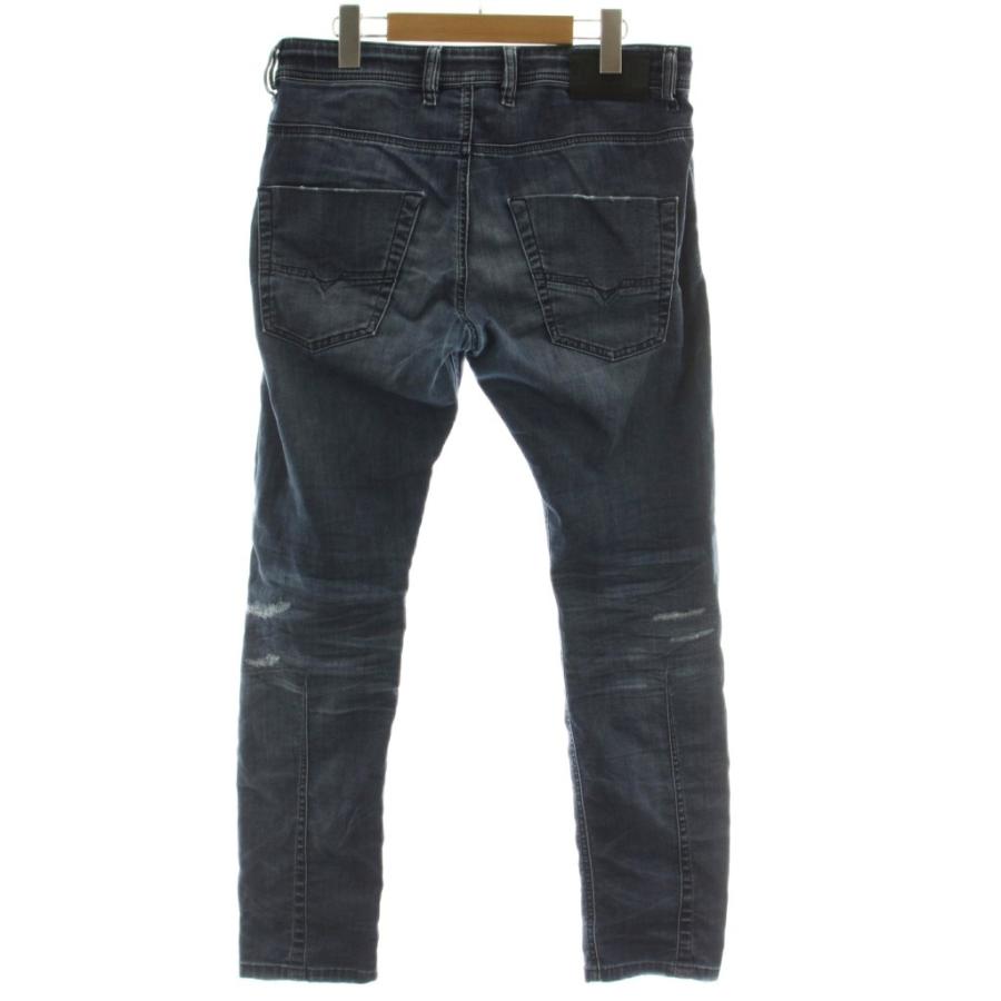 DIESEL（ディーゼル） デニム ジーンズ W28 青 ブルー ダメージ加工 